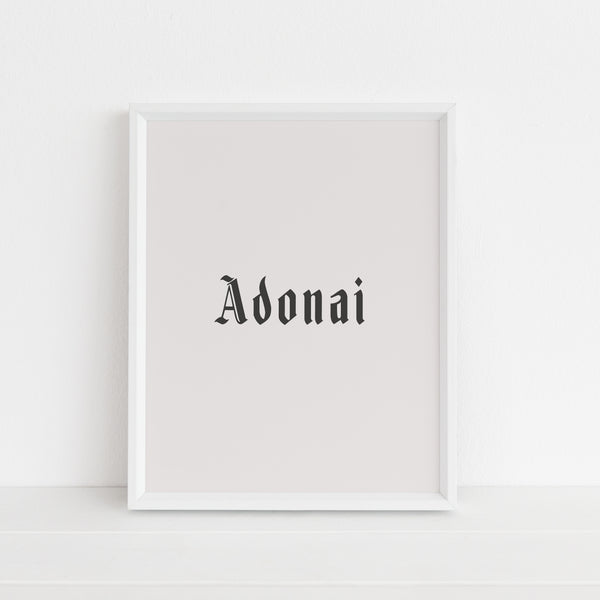Adonai | Art Print