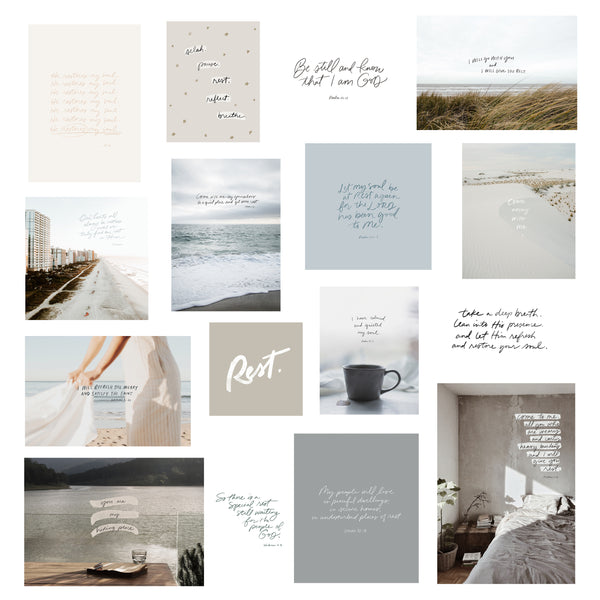 I WILL GIVE YOU REST | Mini Print Collection
