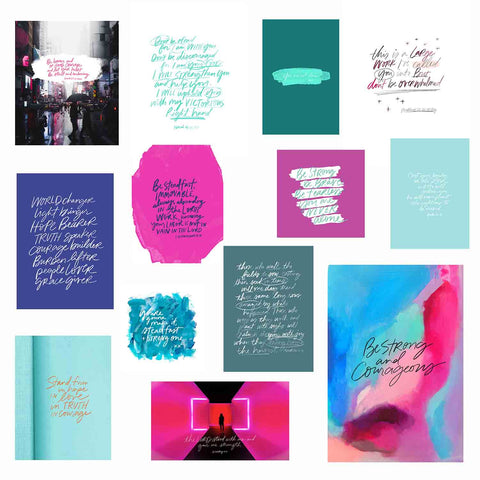*LAST CHANCE* STEADFAST AND STRONG | Mini Print Collection