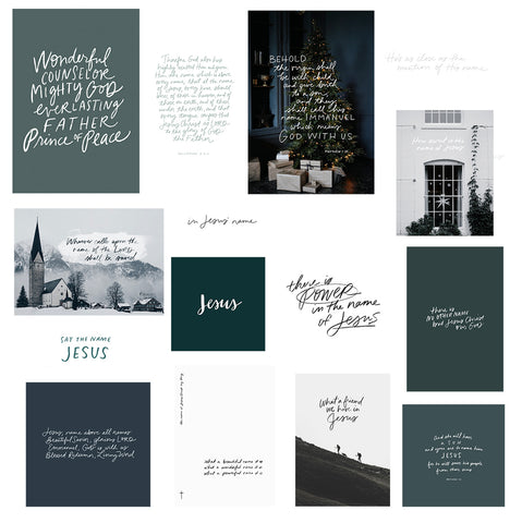 THE NAME OF JESUS | Mini Print Collection