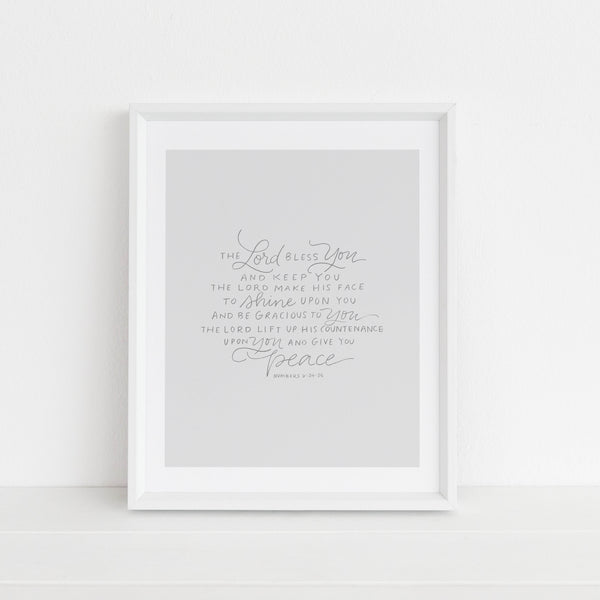 The Lord Bless You and Keep You | Art Print