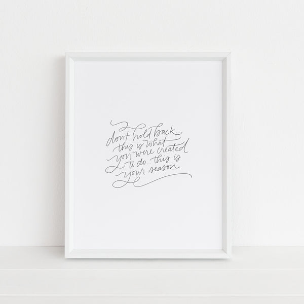 This Is Your Season | Art Print