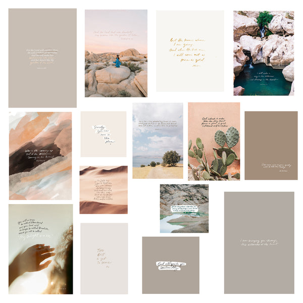 FROM WILDERNESS TO EDEN | Mini Print Collection
